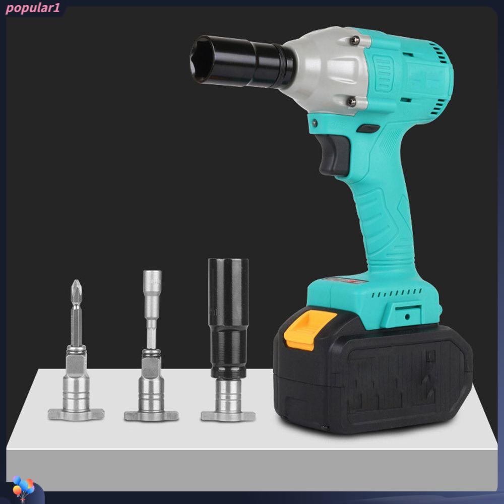 Populer Impact Wrench Shaft Adapter Dual Use Cordless Part Power Tool Wrench-Part Metal Square Shaft