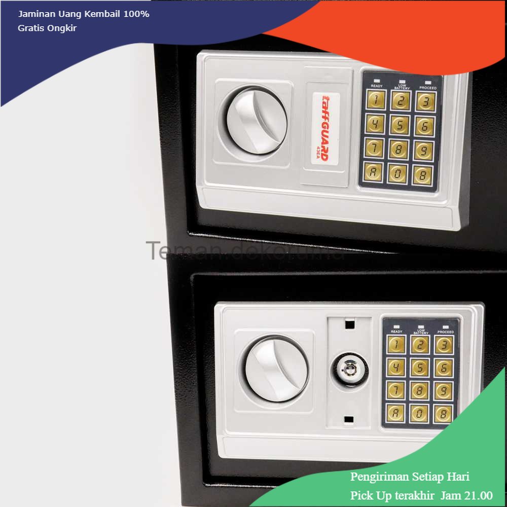 TD - DPR TaffGUARD Kotak Brankas Hotel Safety Box Password 43x35x20cm - 43EA