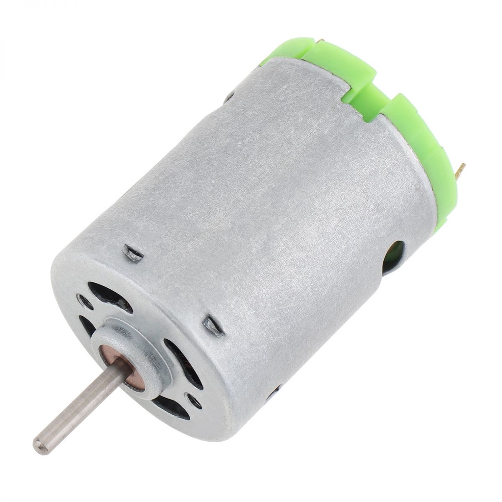 R380 6-24V DC Motor 24000RPM Kecepatan Tinggi Micro Motor Metal Stainless Steel Motor Untuk DIY Mainan Pengering Rambut Mini Fan Alat Kecil