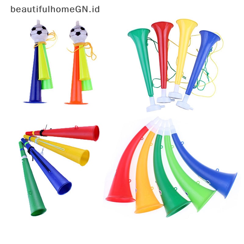 {Cantik} Fans Game Sepak Bola Horn Cheering Refueling Props Tanduk Ox Vuvuzela~