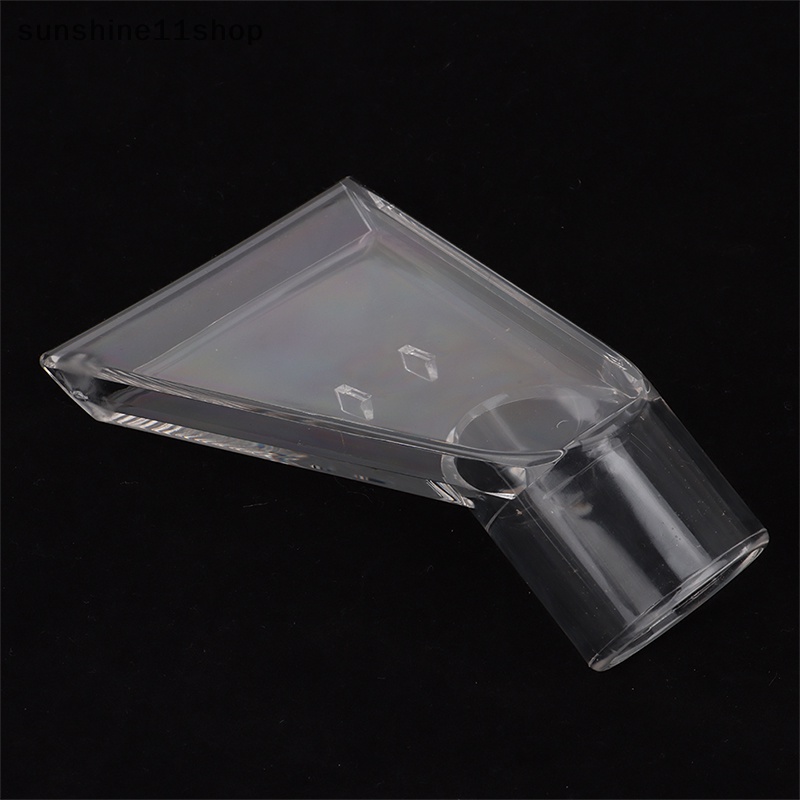 Sho 38mm Vacuum Cleaner Extraction Nozzle Spin Brush Head Clear Swivel Nozzle Nosel Pembersih Karpet Sofa Bagian Penyedot Debu N