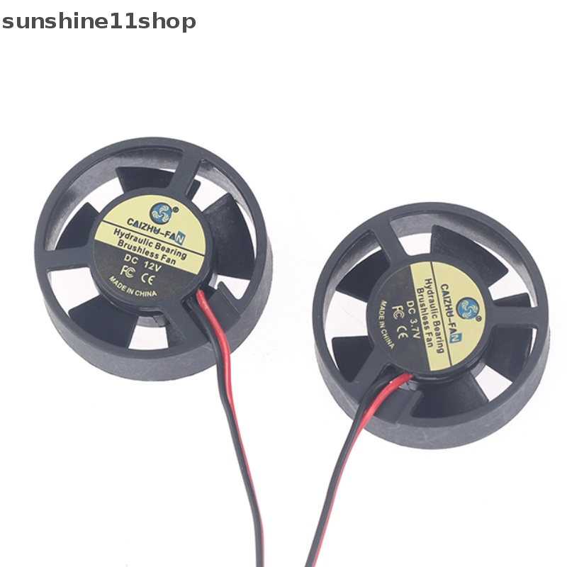 Sho Ultra-miniature Brushless Fan Electric DC 12V/3.7V Mini Micro Kipas Pendingin Mungil N