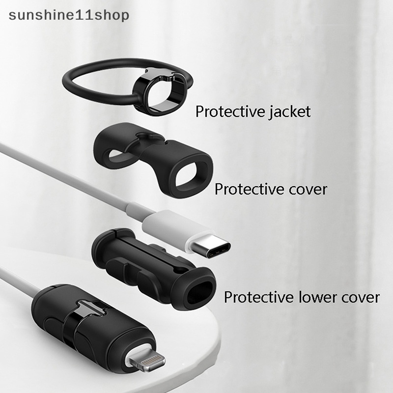 Sho New Type C Cable Protector Kabel Usb Line forAndroid Pelindung Kabel Charger N