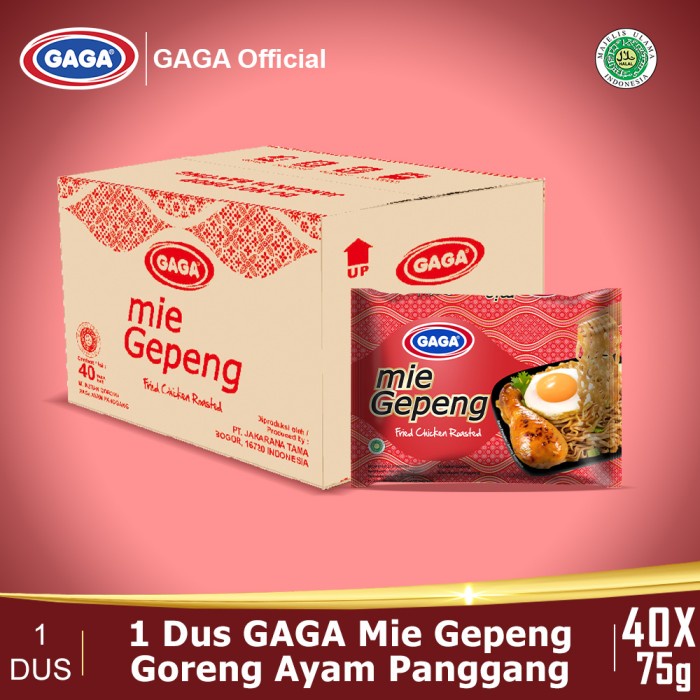 

Terjangkau Mie Gepeng Goreng Ayam Panggang 75g (1 dus = 40 pcs Harga Grosir)
