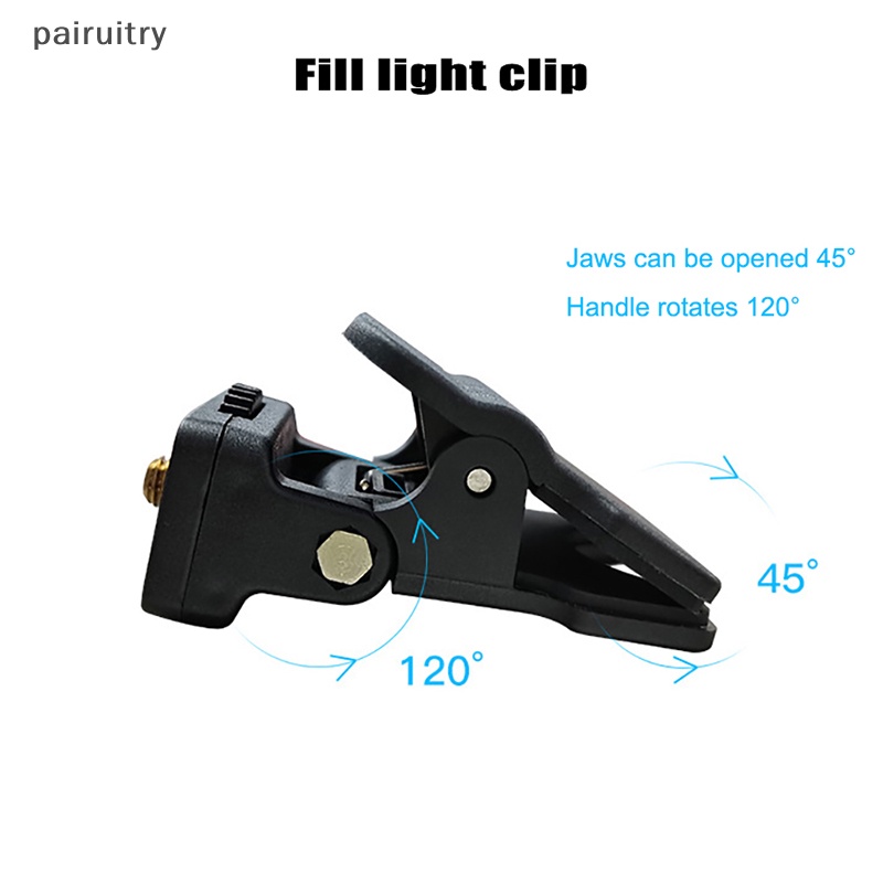 Prt Isi Lampu Klip Kamera Flash Holder Mini1/4 Screw Mount Universal Phone Tripod Tablet Mount Clamp Untuk Fotografi PRT