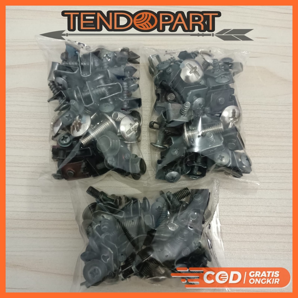 Satu set baut / baud mur full body motor Beat Fi thn 2014-2016