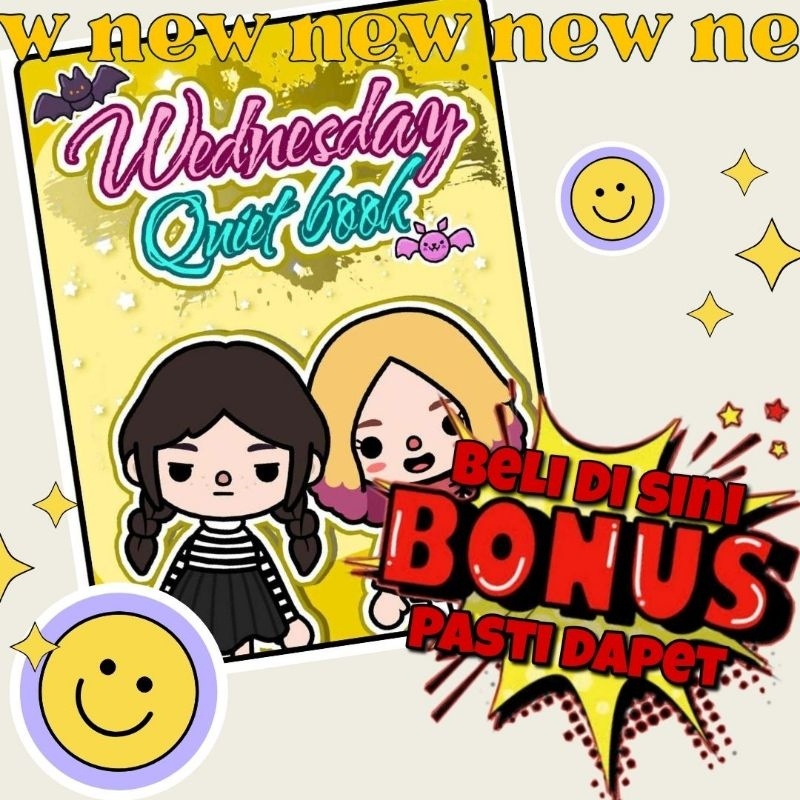 [SUDAH DIJILID] Mainan Anak Toca Boca Viral Wednesday // Buku Toca Boca Part 16// TOCA BOCA WEDNESDA