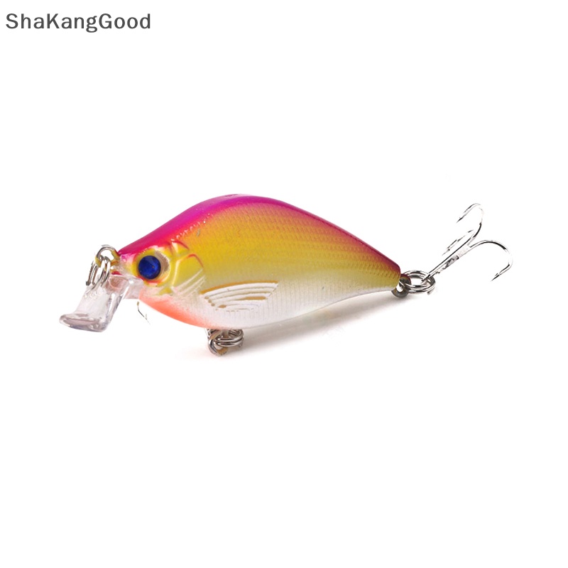 Skid 1PCS Laser Engkol Ikan Kecil Memancing Umpan 6.5CM 8.4G Pesca Hooks Ikan Wobbler Tackle SKK