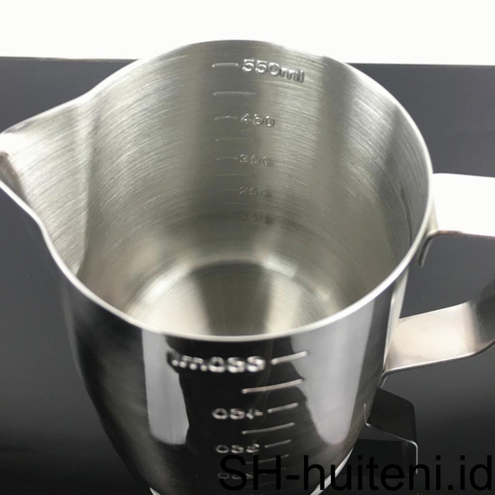 Gelas Buih Susu Stainless 350ml-1000ml Coffee Latte Pitcher Barista Craft Jug