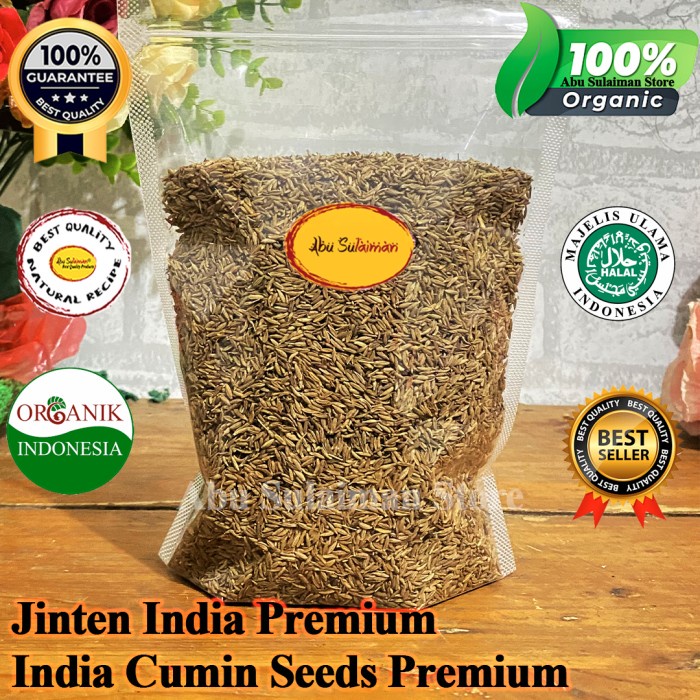 

Jintan India Premium 1 kg / Cumin Seed 1 Kg / Jeera Spice Abu Sulaiman / Jinten India 1 Kg