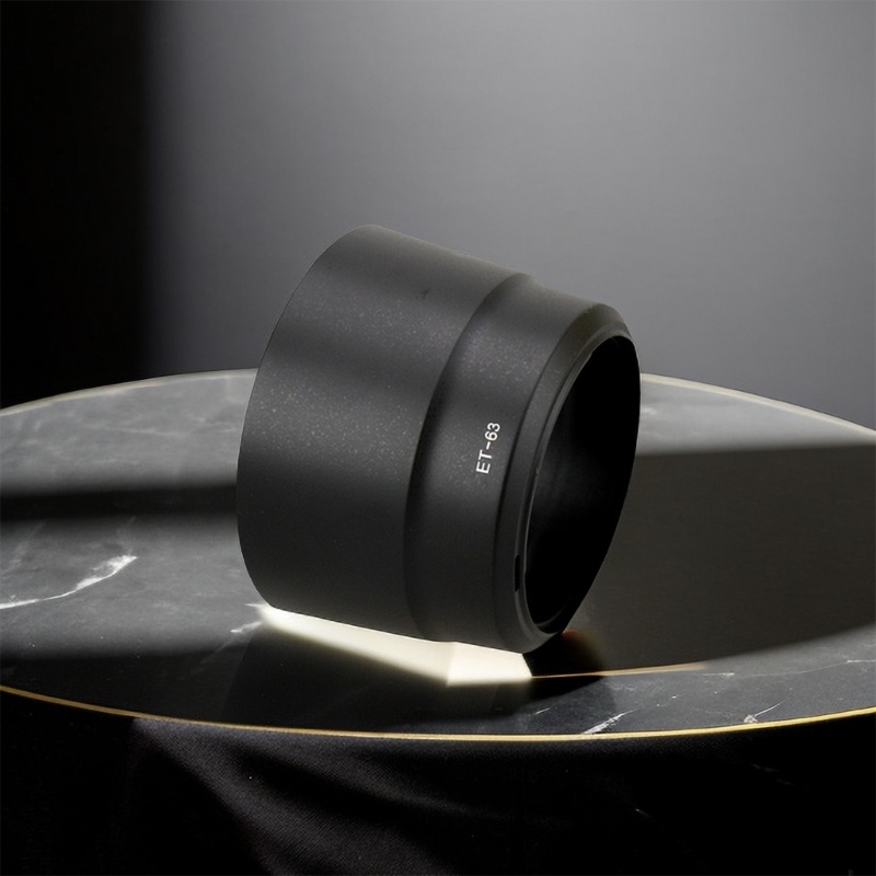 Bt ET63 Reversible- Tudung Lensa Kamera Untuk EF-S 55-250mm f 4-5 6 IS STM Tangkap Crisp- Clear-Gambar Lens Cover Shield-