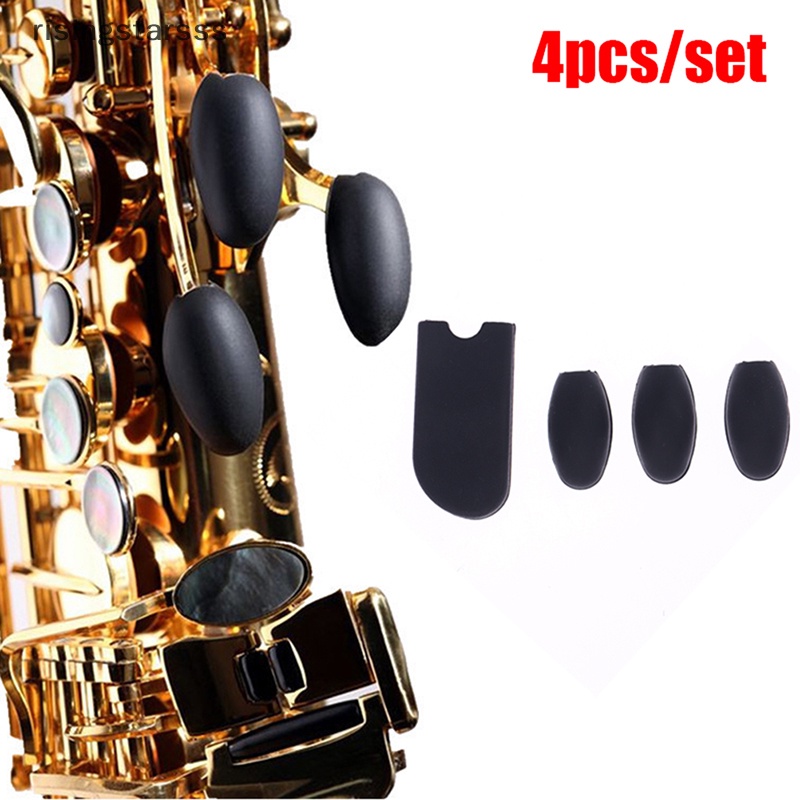 Rsid Span-new 1Set Saxophone Finger Rest Saxophone Thumb Rest Cushion Silikon Pelindung Jelly