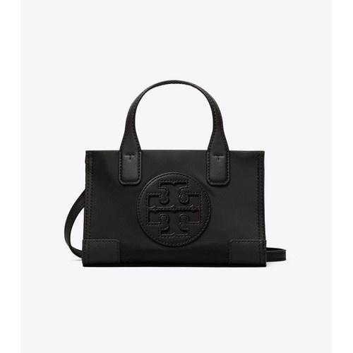 

TERMURAH Tory Burch Ella Micro Tote Bag Black Original Tory Burch 100% Original