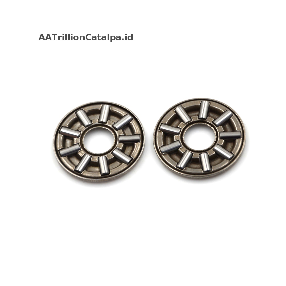 Aatrillioncatalpa 2set AXK0619 Bantalan Rol Dorong Dengan Dua Pencuci 6mm x 19mm x 2mm ID