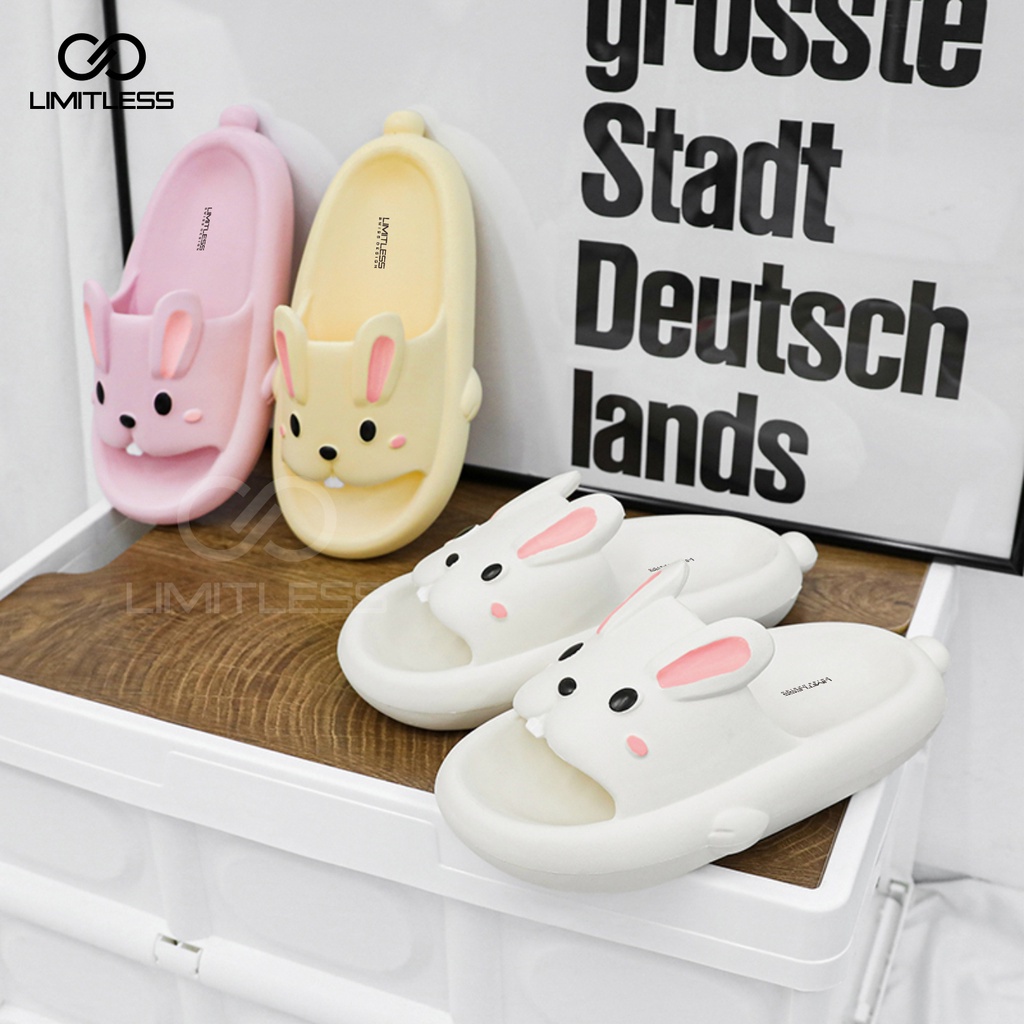 Sandal Rabbit Anak Selop Terbaru 2023 Sendal Wanita Kelinci Lucu Selop Sandal Kelinci Anak Hingga Dewasa Karakter Bunny