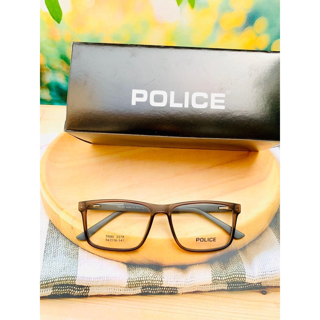 FRAME KACAMATA PRIA SPORTY POLICE KACAMATA PHOTOCROMIC KACAMATA ANTI RADIASI MINUS 2278