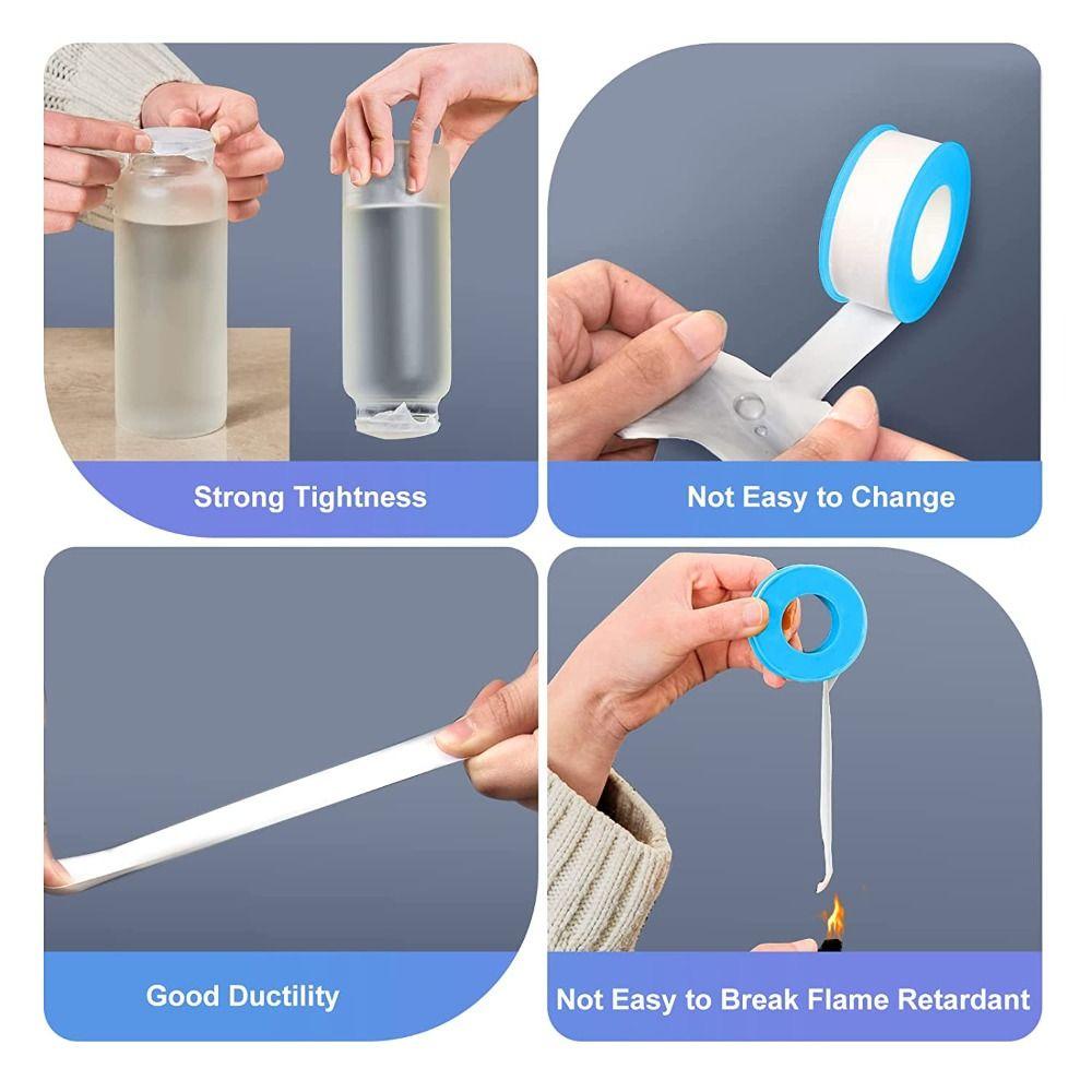 TOP 10roll Pipa PTFE Slealant Ledeng Waterproof Lakban Benang Anti Bocor