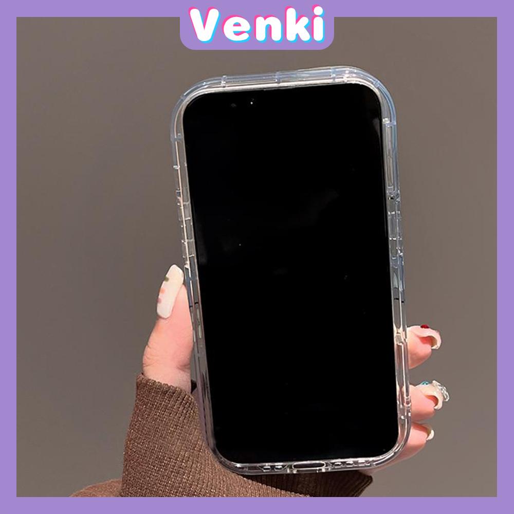 VENKI - Untuk iPhone 11 iPhone Case Laser Reflektif Bening Phone Case TPU Soft Shockproof Airbag Case Lucu Coco Kompatibel dengan iPhone 14 13 Pro Max 12 Pro Max XR XR 7Plus 8Plus