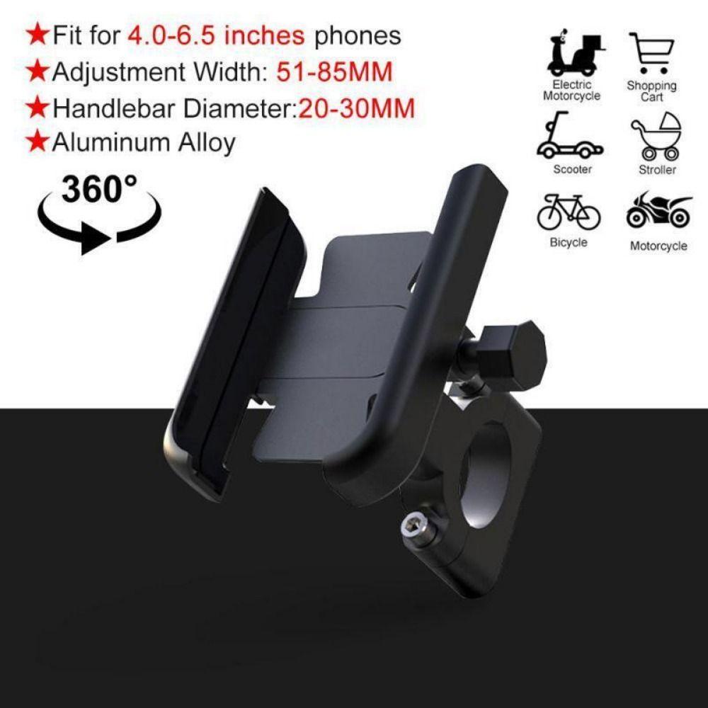 R-FLOWER Sepeda Phone Holder Stang Motor Tahan Lama Aluminium Alloy MTB Jalan