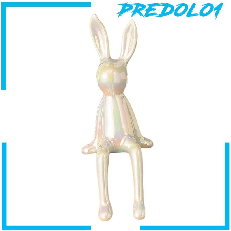 [Predolo1] Patung Kelinci Angka Hewan Lorong Paskah Kamar Tidur Kantor Bunny Statues