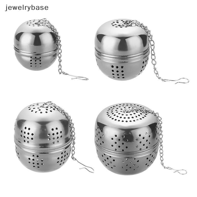 [jewelrybase] Bola Stainless Steel Tea Leak Ball Tea Leak Mesh Filter Saringan Teh Infuser Butik