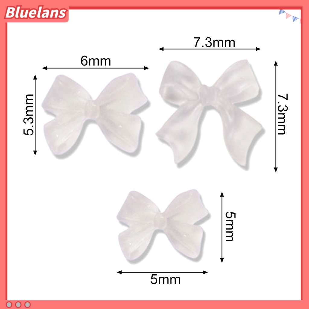 [BLM] 1kotak Hiasan Kuku Bentuk Indah Warna Hidup Resin All-Match 3D DIY Dekorasi Nail Art Manicure Tools Untuk Wanita