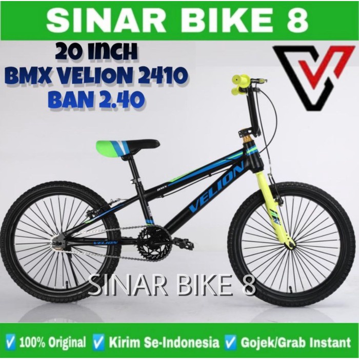 Sepeda Anak Laki BMX VELION 2410 Ukuran 20 Inch Ban 2.40 ( Ban Kecil )