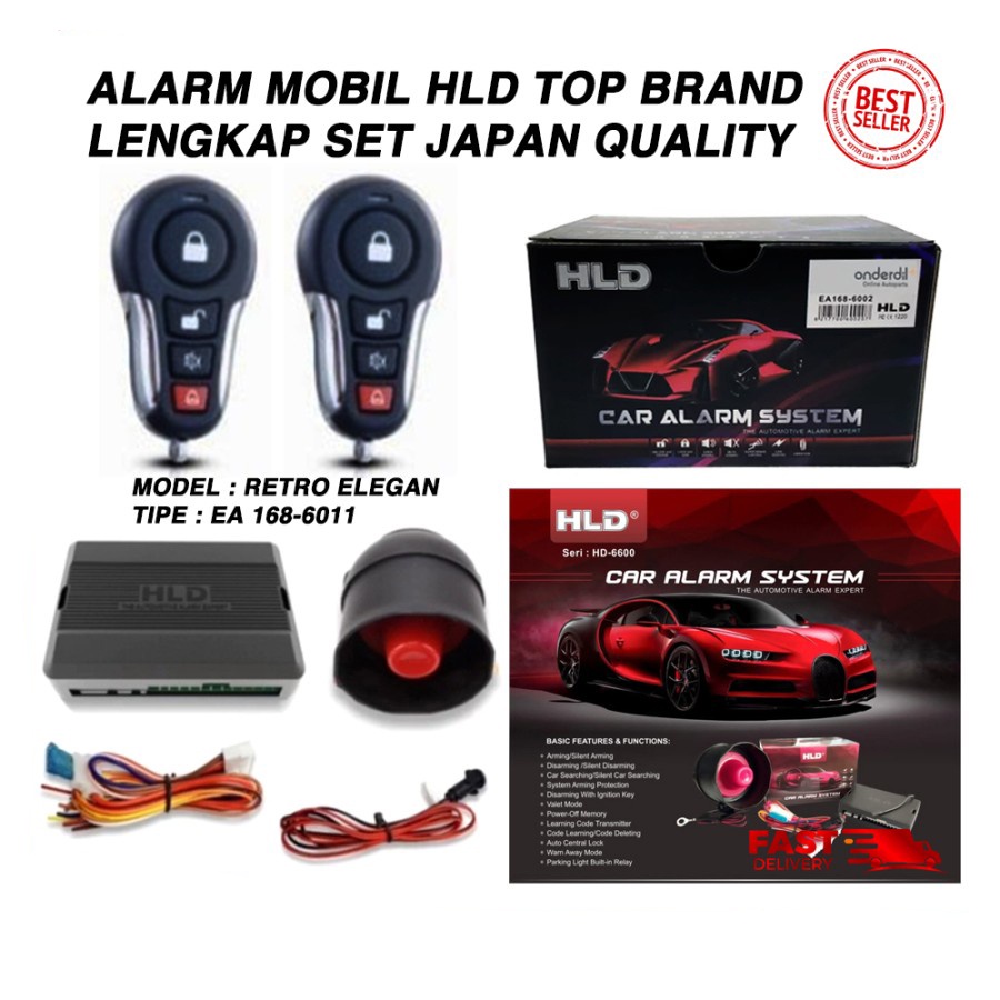 Alarm Mobil Remote HLD Premium Japan Avanza Xenia grand Set UNIVERSAL