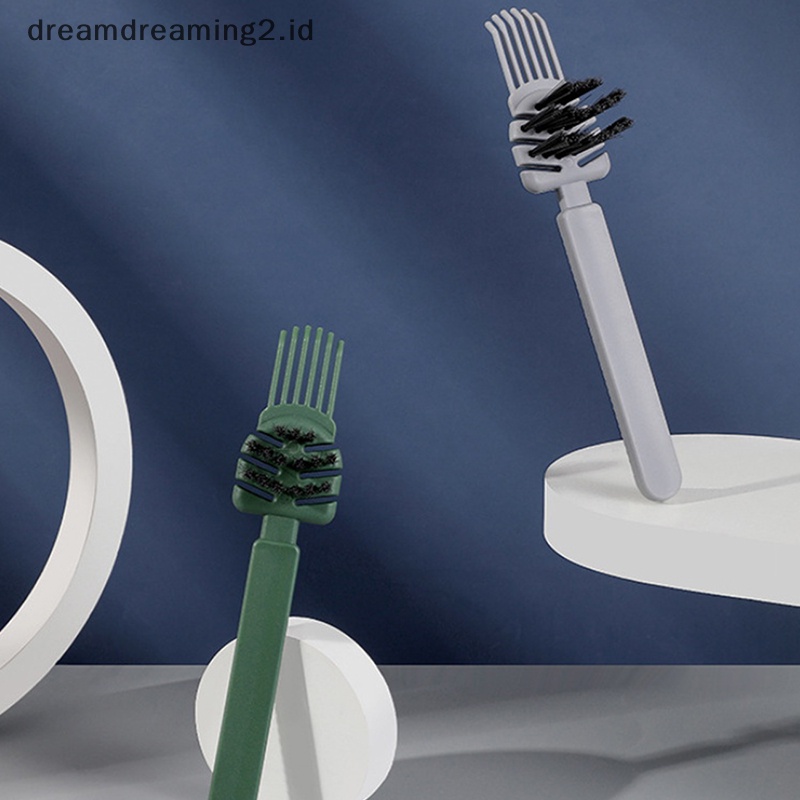 (drea) 1pc Sikat Pembersih Sisir Rambut Gagang Plastik Alat Pembersih Sisir Salon Rumah //