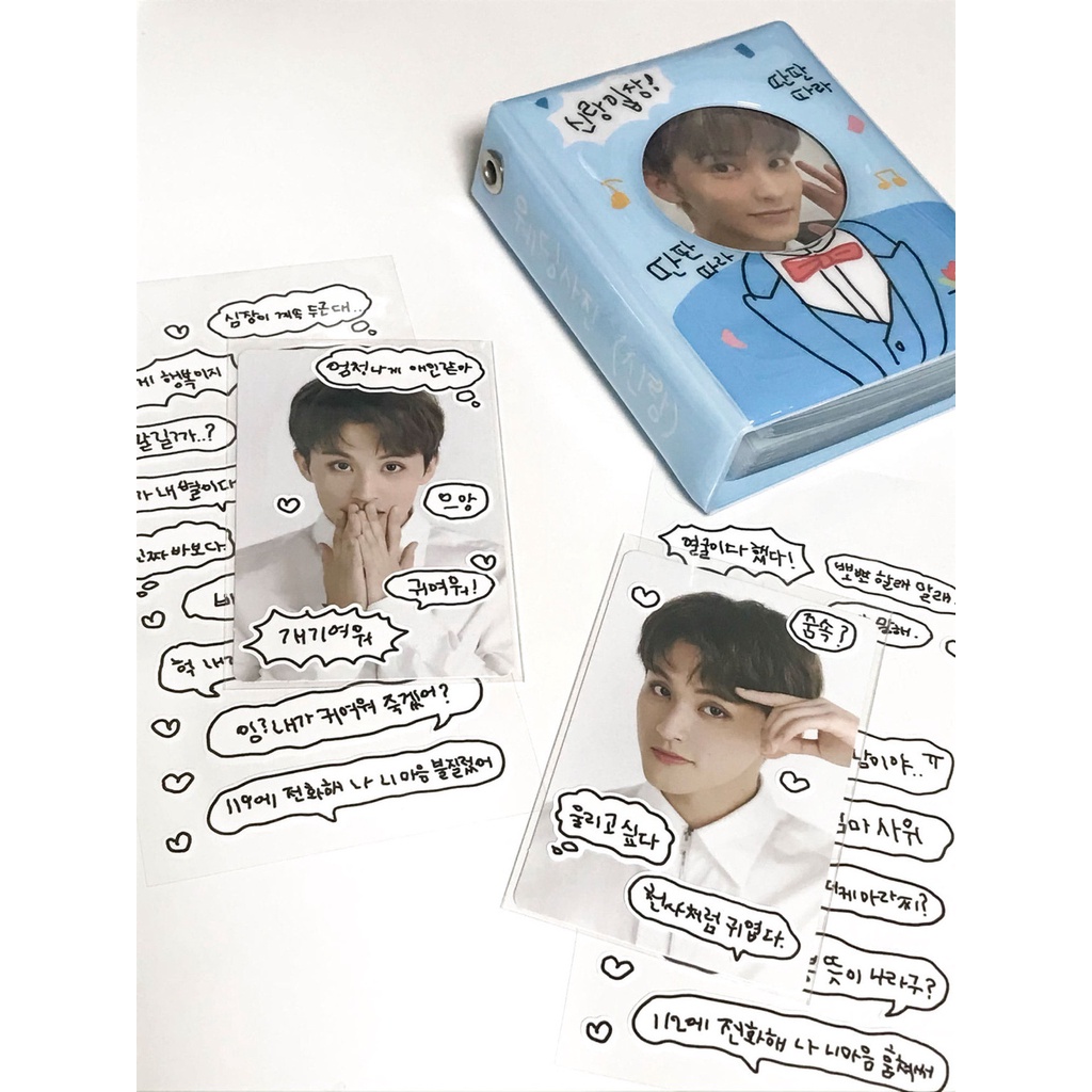 Ins Pengantin Pria Pengantin Korea Lucu Ekonomis 10 cm Album Kartu Polaroid Star Chasing Penyimpanan Aidou Photo Card Album