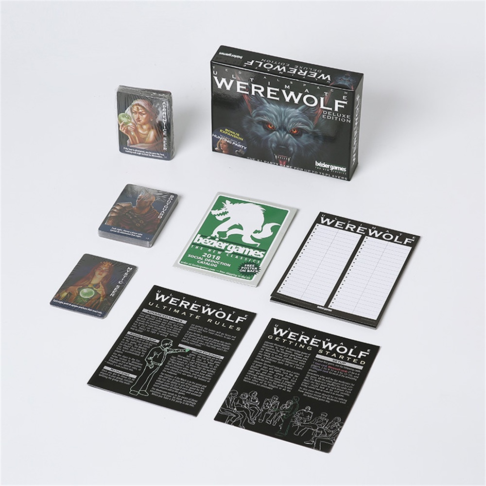 Satu Malam Ultimate Werewolf Versi Inggris Party Game Multiplayer Fun Board Game