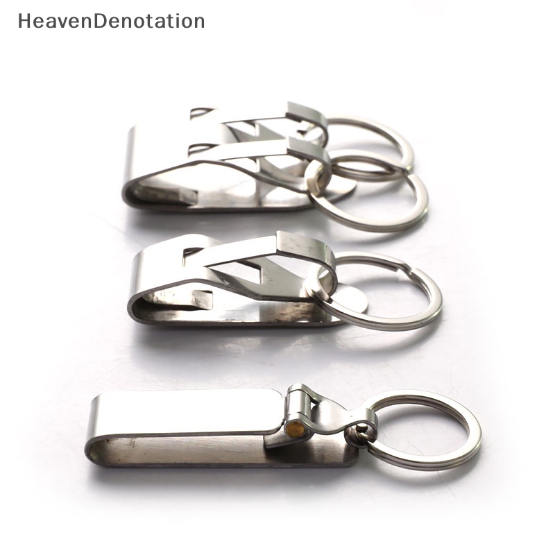 [HeavenDenotation] Sabuk Anti Hilang Key Holder Key-Clip Detachable Keyrings for Keys Gantungan Kunci Sabuk HDV