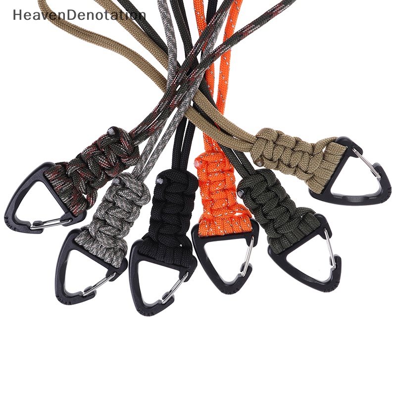 [HeavenDenotation] Handmade Paracode Braided Tactical Gear Lanyard Dengan Klip Survival Lanyard Cord HDV