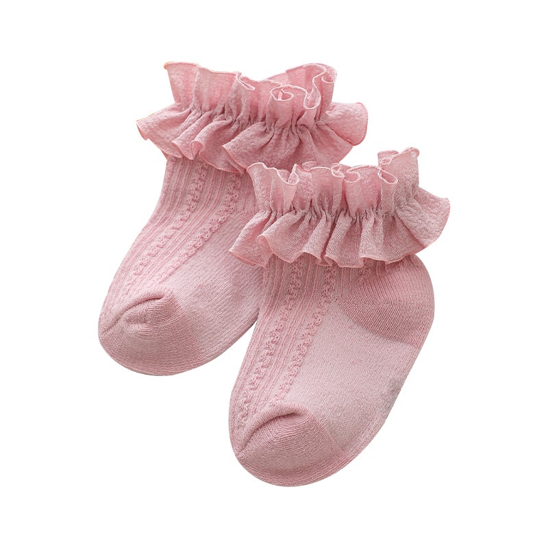 (Pimenova) kaos kaki anak renda kaoskaki bayi baby sock warna pastel