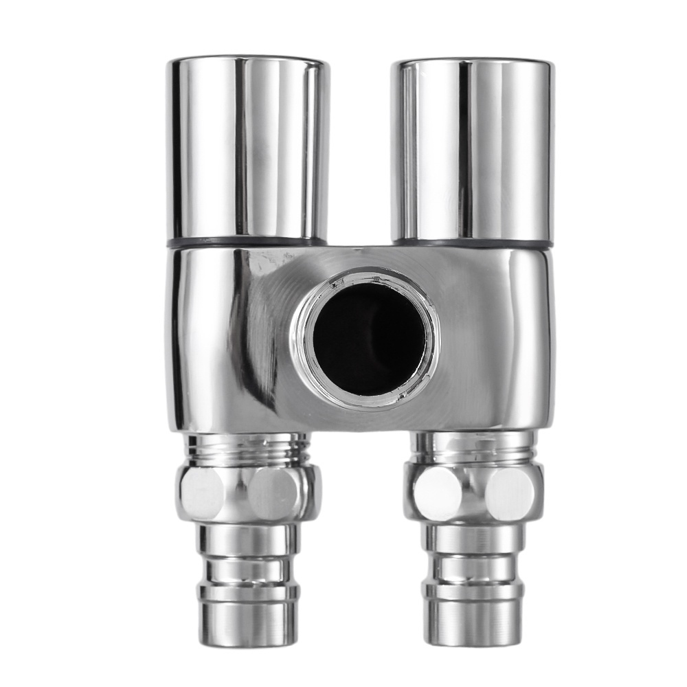 Zinc Alloy One In Two Out Faucet Shunt Angle Valve/Keran Bidet Toilet Genggam Sprayer Kamar Mandi/Keran Mesin Cuci Multi-Fungsi/Kepala Shower Antarmuka Pembersih Diri