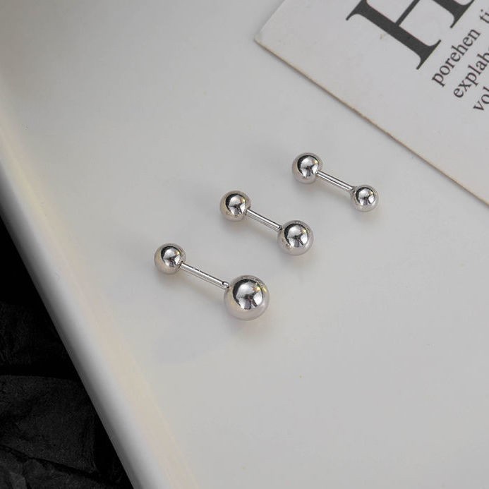 Anting Perak Korea Tindik Telinga Kupluk Stud Earring Untuk Wanita Fashion Perhiasan Aksesoris