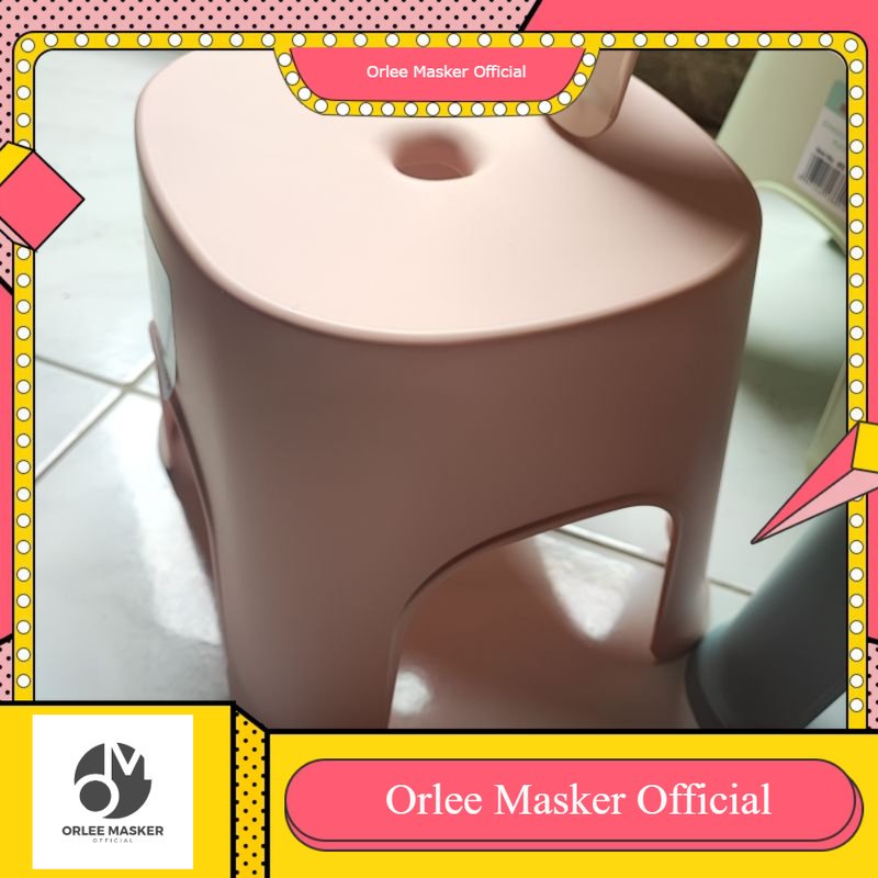 KURSI JONGKOK KECIL ESTETIK 21CM BAHAN HALUS TEBAL
