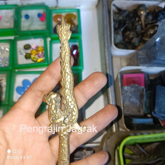 pusaka pdangg naga emas full kuningan Mumpong Promo PJ7654