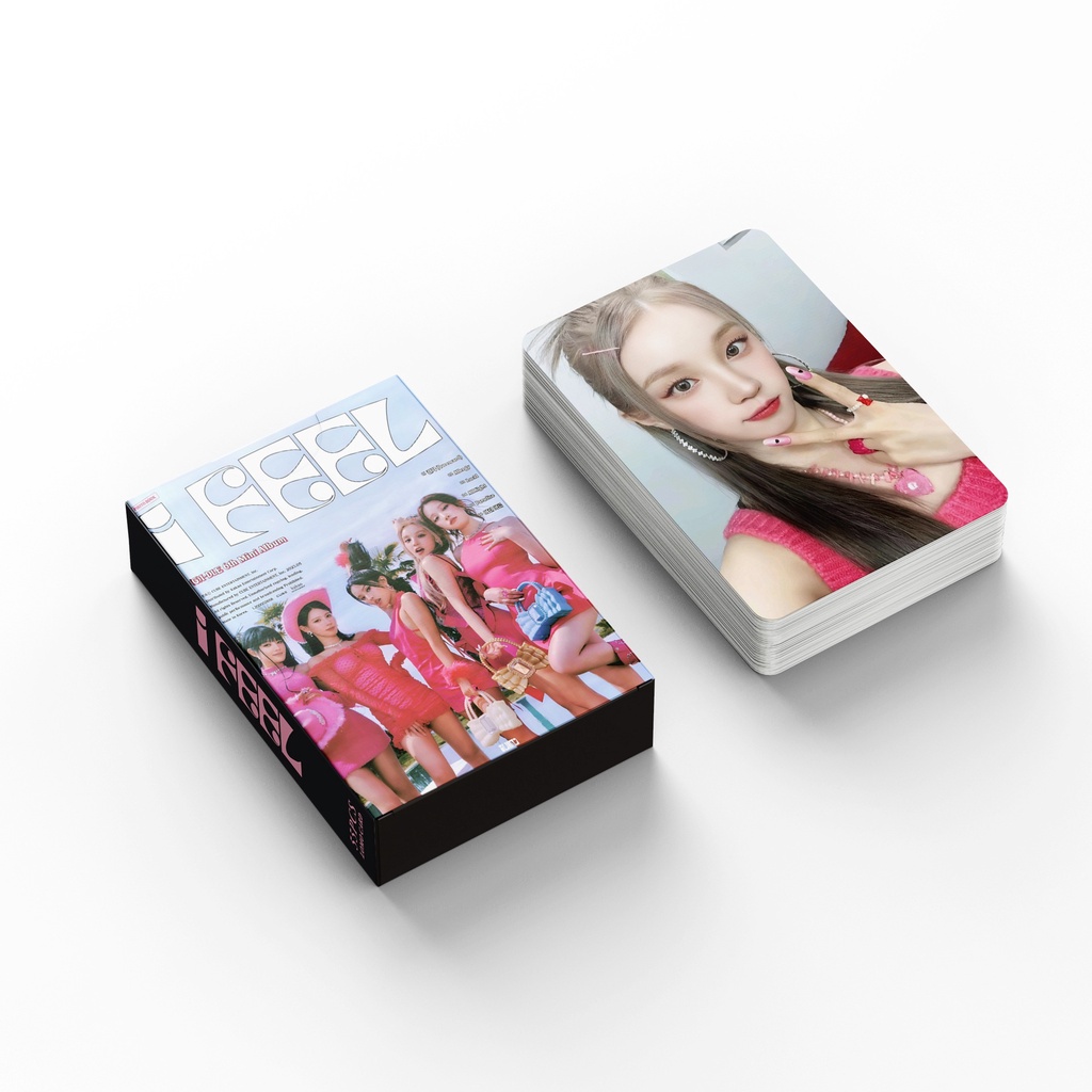 55pcs /box (G)I-DLE Album I FEEL Photocards QUEENCARD Kartu Lomo GIDLE Kpop Postcards Collection