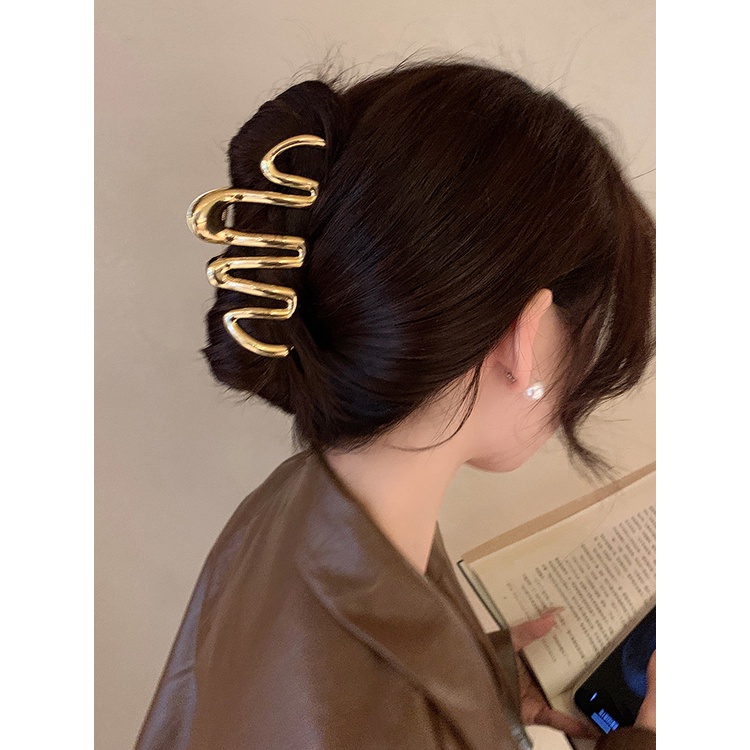 Jepit Rambu Korea Jedai Gelombang Fashion Wanita Elegan High Quality Impor