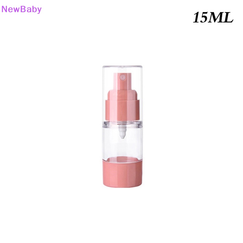 Newbaby 15/30 /50ml Botol Vacuum Airless Lotion Cream Isi Ulang Wadah Alat ID