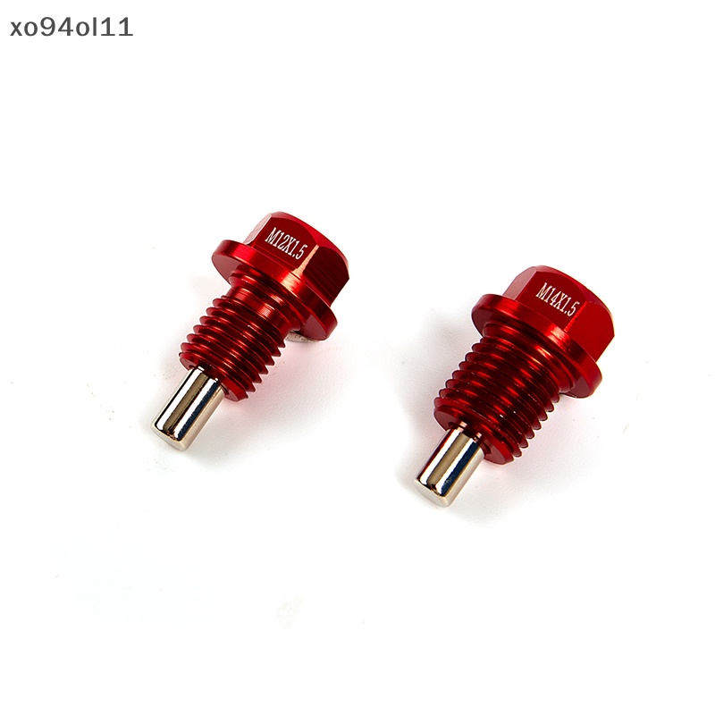 Xo Titanium Alloy M12 M14*1.5MM Mesin Dress Up Magnetik Oli Sump Drain Plug Nut OL