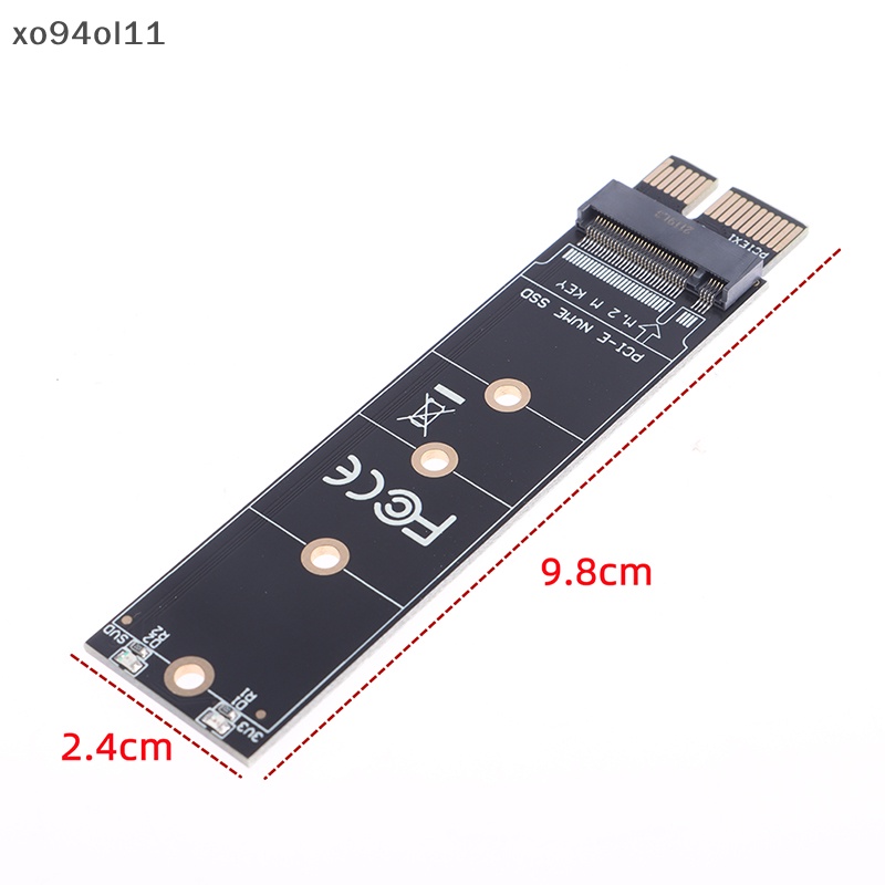 Adaptor XO PCIE Ke M2 NVMe SSD M2 PCIE X1 Raiser PCI-E PCI Express M Key Connector OL