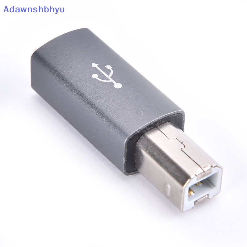 Adhyu USB Tipe C Female to USB B Male Adapter Untuk Scanner Printer Converter USB C Data ID