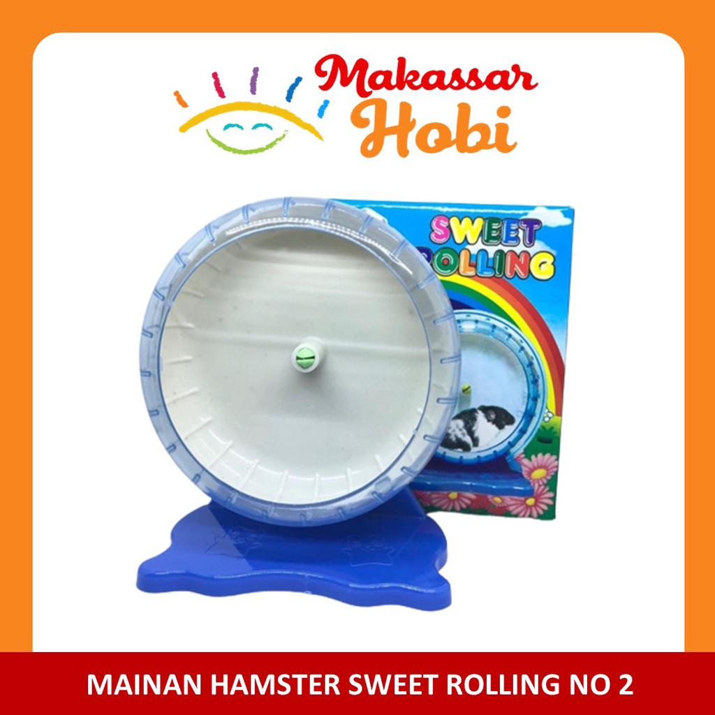 Sweet Rolling No.2 Mainan Kincir Roda Putar Hamster Bola Jogging Hewan