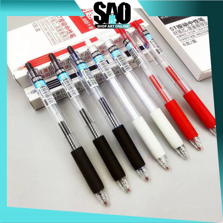 

SAO - S5812 Pena Cetekan / Pulpen Mekanik / Pulpen Gel / Alat Tulis Sekolah Kantor / Bolpoint Polos Murah Import / Pena Pencet