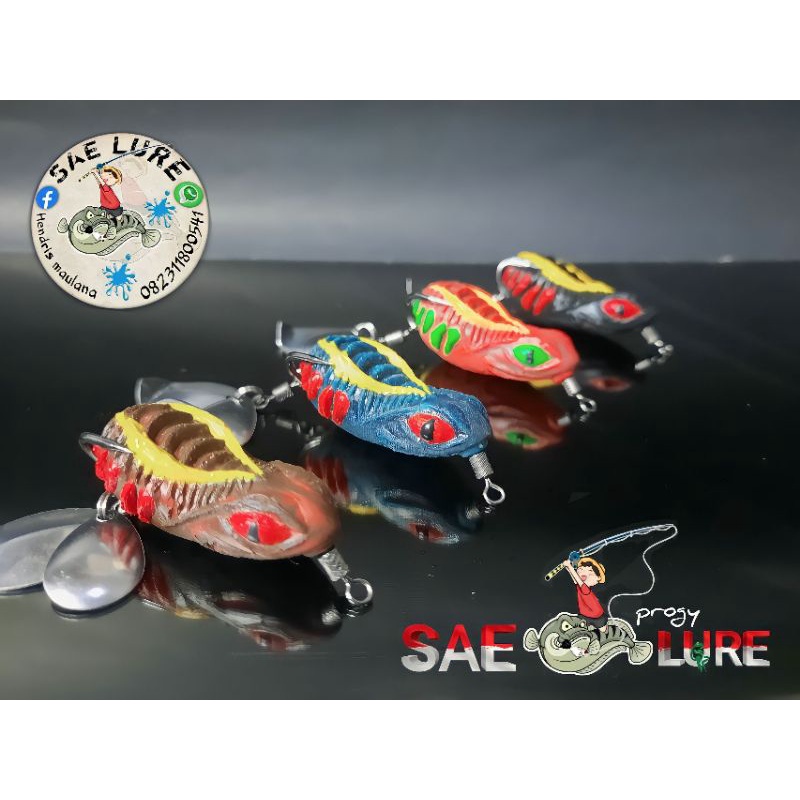 Soft frog T-rex SAE LURE kualitas bagus