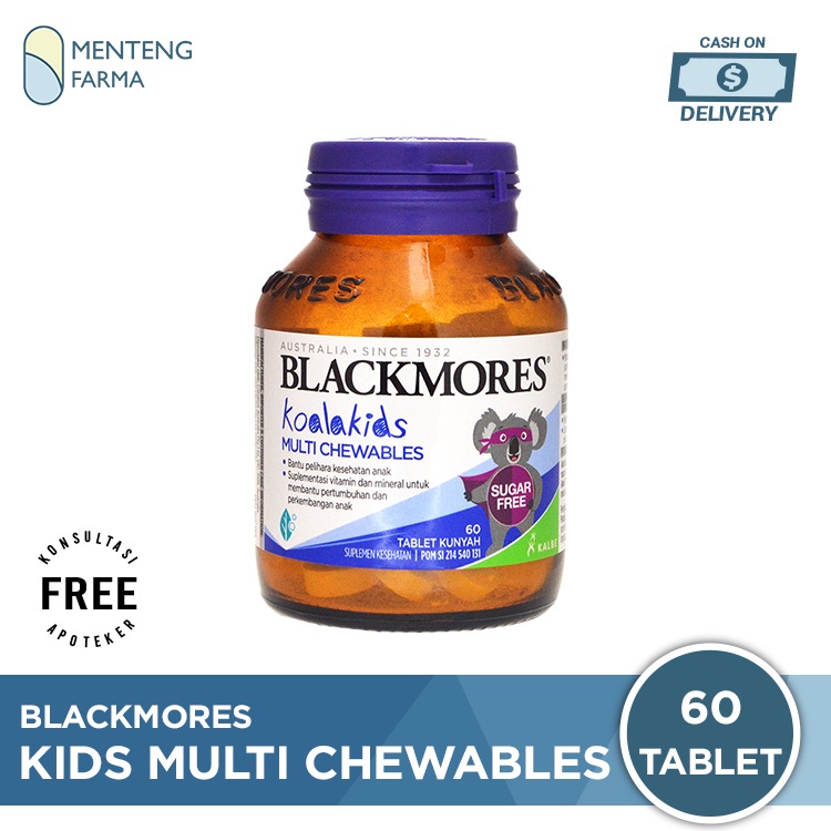 Blackmores Koala Kids Multi Chewables 60 Tablet - Vitamin Anak