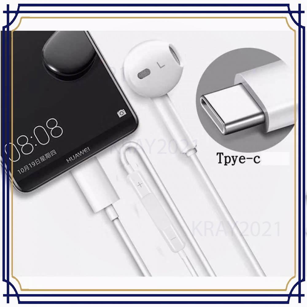 Earpods Earphone Headset In-Ear USB Type C with Mic - YS58