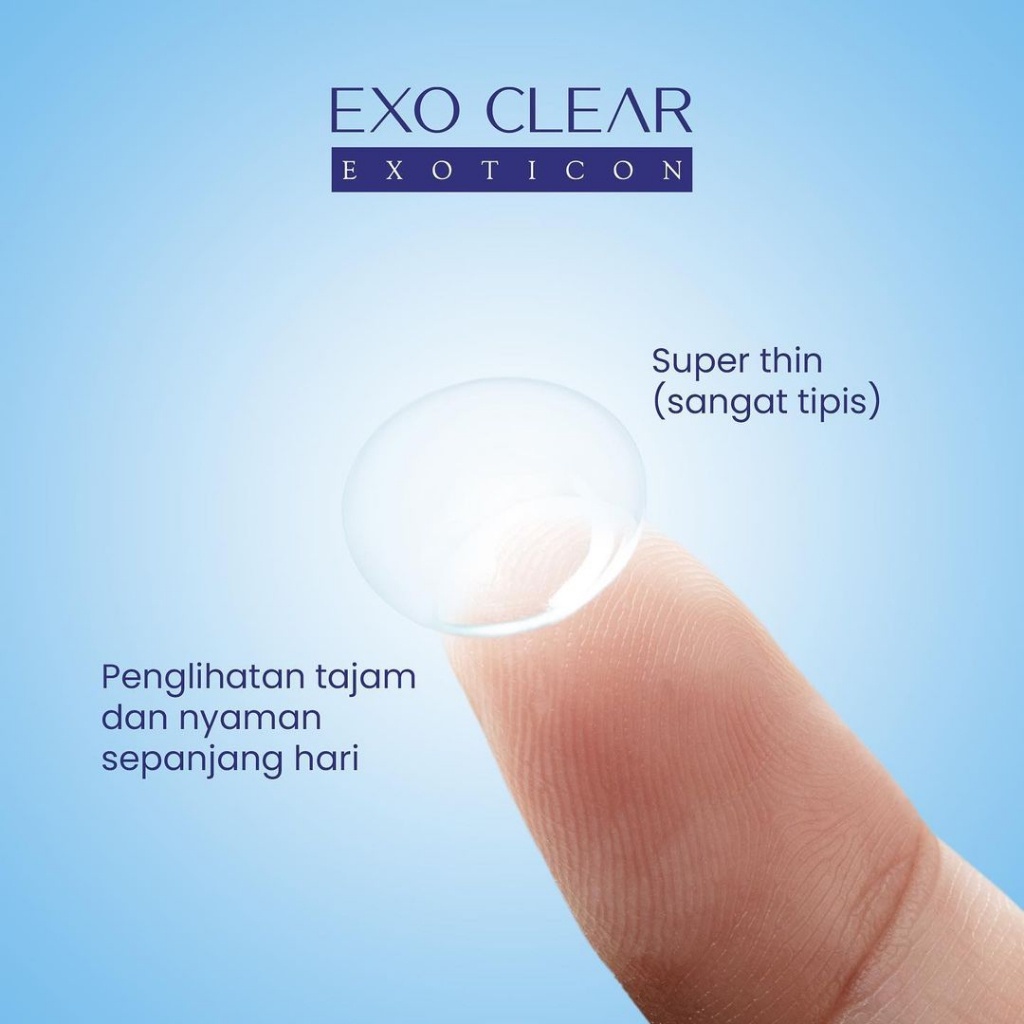 EXO Clear Dia 14.20mm by Exoticon - Clear Lens (Bening) exoclear softlens bening / BS